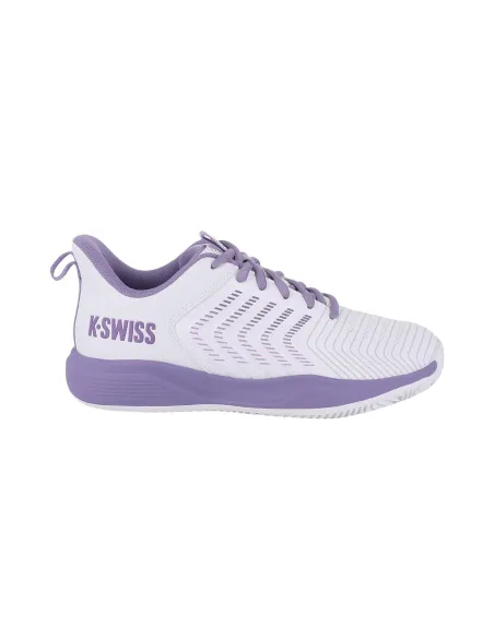 Kswiss Ultrashot Light Clay Blanc Violet Femme | Ofertas de Padel